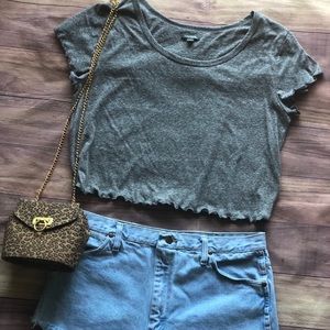 NEW Wild Fable Ruffled Edge Crop Top!